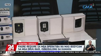 Pagre-require sa mga operatiba na mag-bodycam sa mga drug raid, isinusulong sa Kamara | 24 Oras