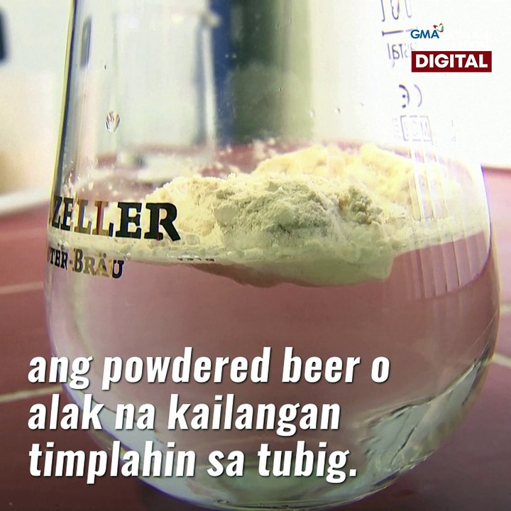 Powdered beer, naimbento sa Germany | GMA News Feed
