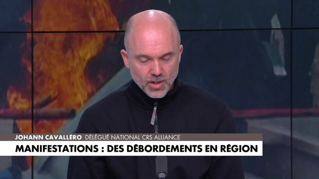 Johann Cavalléro : «Peut-être que l'on retrouvera des personnes qui étaient hier à Paris ou dans d'autres grandes manifestations», à propos des mobilisations non autorisées à Sainte-Soline