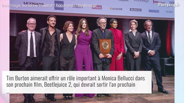 Monica Bellucci et Tim Burton en couple : nouvelle étape très symbolique dans leur idylle !