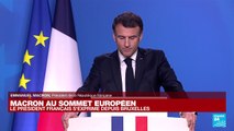 Replay de la conférence de presse lors de la clôture du Conseil européen à Bruxelles