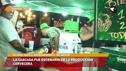 La Cascada fue escenario de la producción cervecera