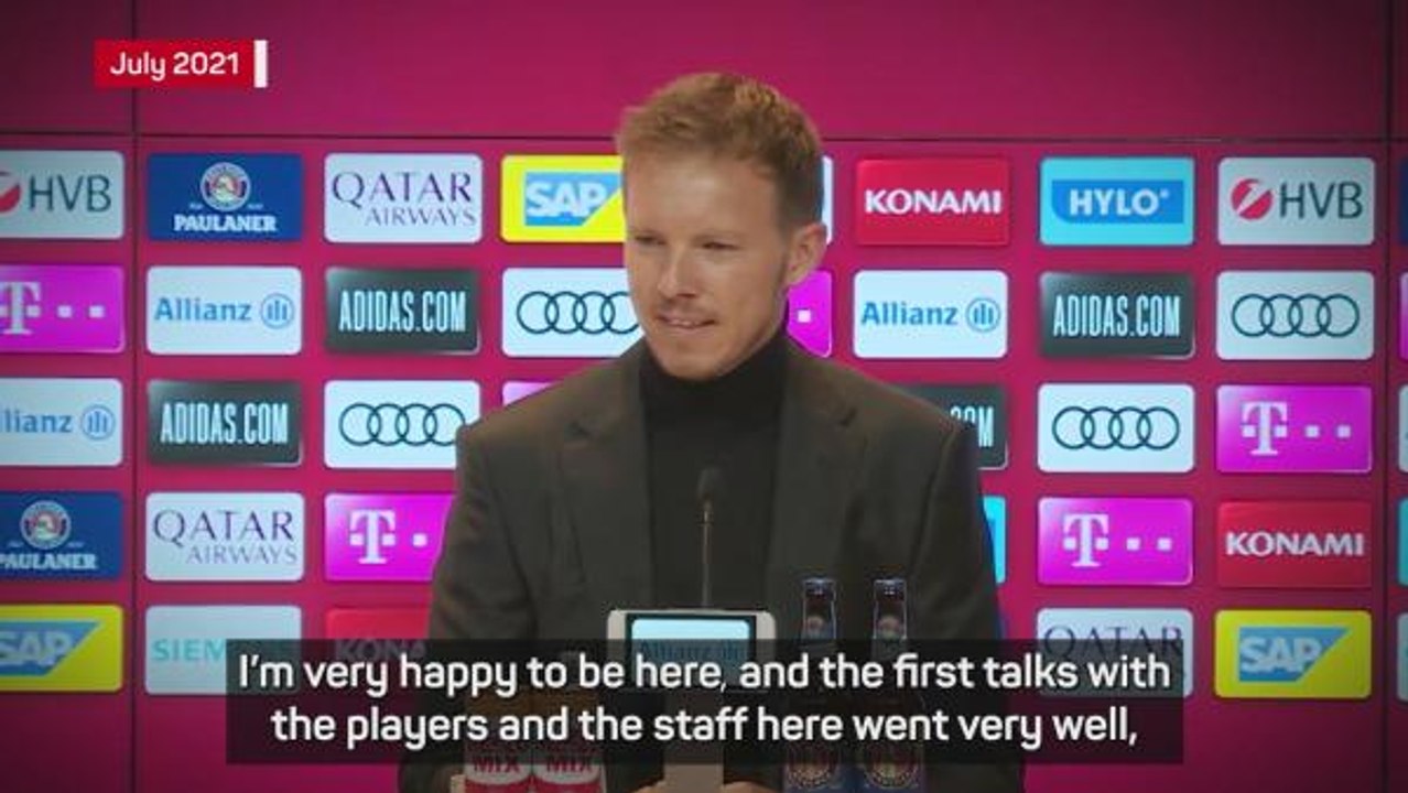 'A new era' - revisiting Nagelsmann's Bayern presentation