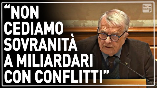 CONTRI È UN FIUME IN PIENA IN SENATO ▷ LO DICO AL CAPO DELLO STATO: NON CEDIAMO SOVRANITÀ ALL'OMS!