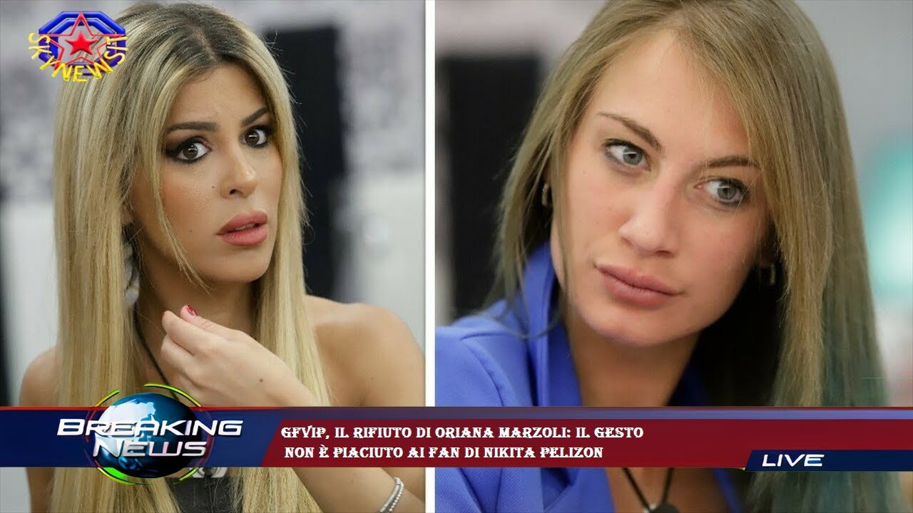 GfVip, il rifiuto di Oriana Marzoli: il gesto  non è piaciuto ai fan di Nikita Pelizon