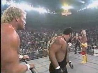 Sting & hulk hogan & goldberg vs ........