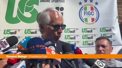 Malagò "Nazionale cantiere aperto? Mancini sa cosa fare"