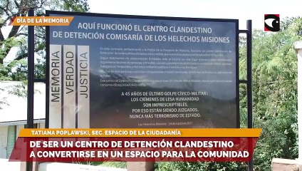 Los Helechos De ser un Centro de Detención Clandestino a convertirse en un espacio para la comunidad