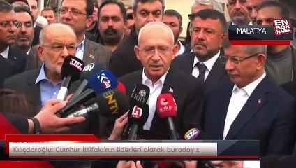 Kılıçdaroğlu: Cumhur İttifakı'nın liderleri olarak buradayız