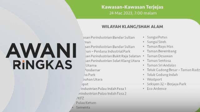 AWANI Ringkas: Gangguan bekalan air di Shah Alam, Klang
