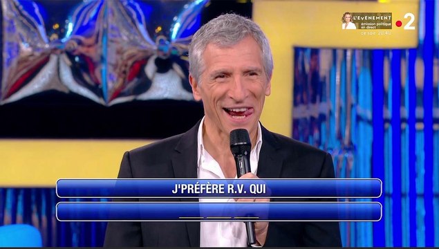 Zapping du 24/03 : Nagui embarrassé par la proposition indécente d'une candidate