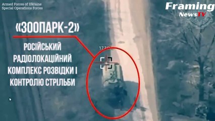 Pasukan Ukraina meledakkan sistem radar pencari artileri Rusia