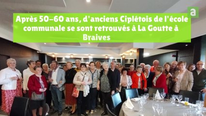 D'anciens Ciplétois de l'école communale se sont retrouvés ce vendredi