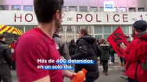 Francia | Más de 400 detenidos tras las protestas contra la reforma de las pensiones