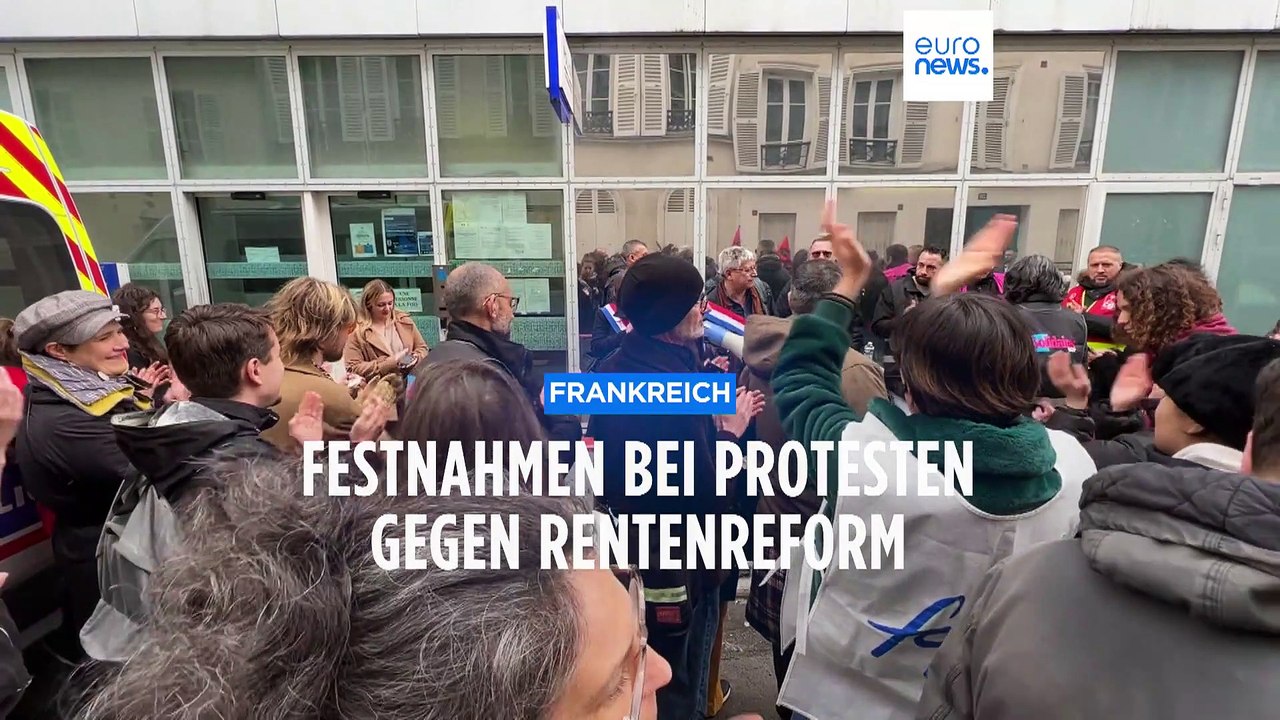 Hunderte Festnahmen bei Protesten in Frankreich