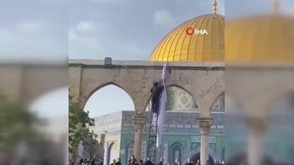 İsrail güçlerinden cuma namazı sonrası Mescid-i Aksa'ya baskın