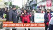 Maestros de Cochabamba acatan el paro con movilizaciones y bloqueos