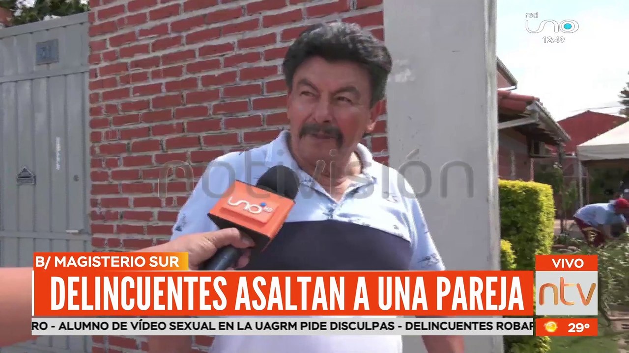 En menos de 15 días se registraron 3 atracos, una pareja fue una de las víctimas más reciente