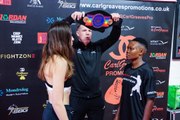 Headliners for Carl Greaves 150th show weigh in as Commonwealth Title up for grabs