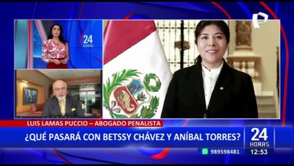 Abogado Lamas Puccio analiza situación de Betssy Chávez tras ser suspendida del Congreso