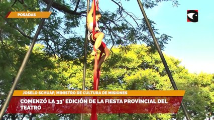 Comenzó la 33° edición de la Fiesta Provincial del Teatro
