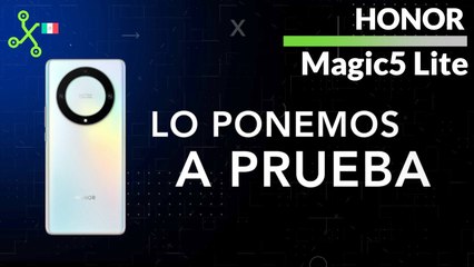 HONOR Magic5 Lite la pantalla curva con HONOR Shield Glass MÁS RESISTENTE de su clase
