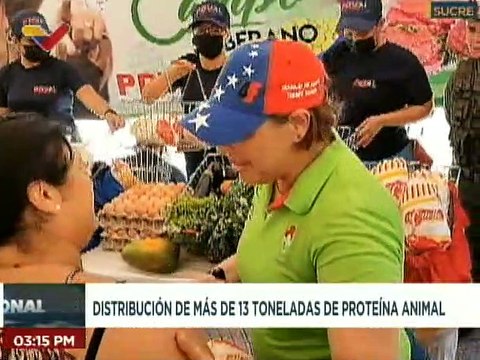 Sucre | 2.600 familias de la pqa. Valentín Valiente son favorecidas con Feria de Campo Soberano