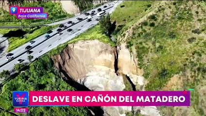 Cañón de "El Matadero", apunto de colapsar