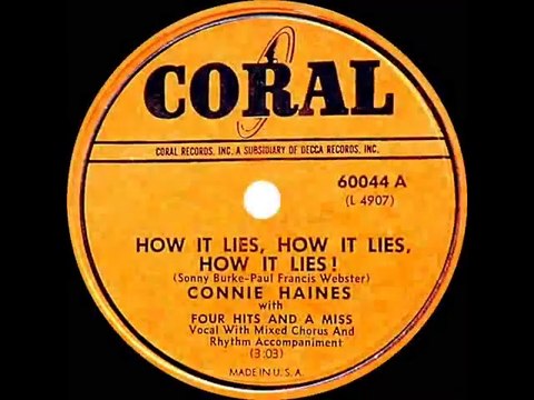 1949 Connie Haines - How It Lies How It Lies How It Lies