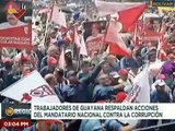 Trabajadores de Guayana respaldan las medidas implementadas por el Pdte. Maduro contra la corrupción