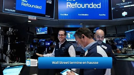 Wall Street termine en hausse