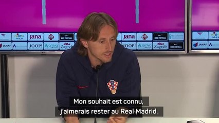 Croatie - Modrić félicite CR7 mais ne veut pas le rejoindre à Al-Nassr