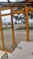 PÂQUES A DÉCIDÉ DE POINTER LE BOUT DE SON NEZ SUR LES VITRES DU CLUB HOUSE
