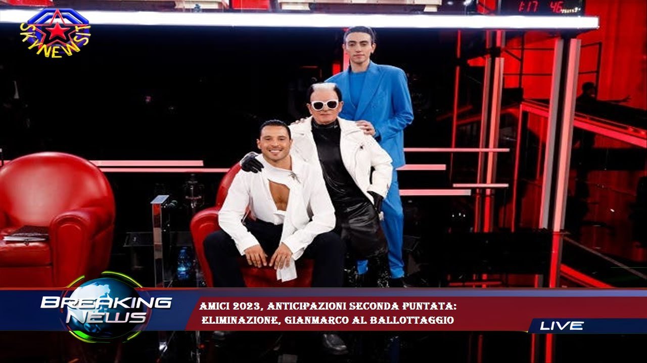 Amici 2023, anticipazioni seconda puntata:  eliminazione, Gianmarco al ballottaggio