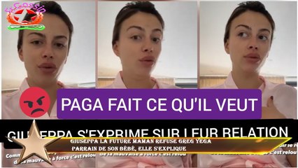 Giuseppa la future maman refuse Greg Yega  parrain de son bébé, elle s'explique