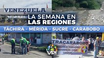Recorrido por los estados Táchira, Mérida, Carabobo y Sucre - La semana en las regiones
