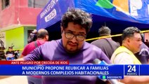 Municipio de Lima propone reubicar familias afectadas por desbordes de ríos