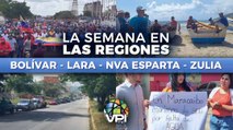 Recorrido por los estados Bolívar, Lara, Nueva Esparta y Zulia - La semana en las regiones