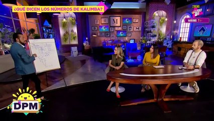 ¿Qué dicen los número de Kalimba y Melissa Galindo?