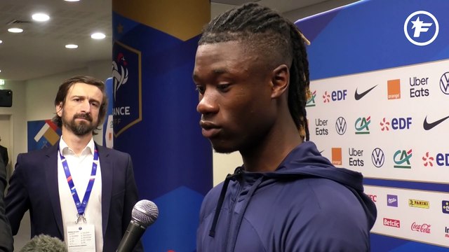 Eduardo Camavinga et Aurélien Tchouaméni félicitent le nouveau capitaine Mbappé !