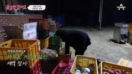 ※새벽 4시※에 시작되는 숙자 씨의 고단한 하루✿ 허리와 다리 통증이 심해지면서 줄어든 숙자 씨의 시장 물건들(ㅠ_ㅠ)!