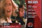 Miss Teen USA 2003 NBC Split Screen Credits and Miss Teen USA Competition CBS Split Screen Credits
