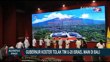 Gubernur Jateng dan Bali Tolak Tim Israel U-20 Main di Indonesia, Berikut Alasannya...