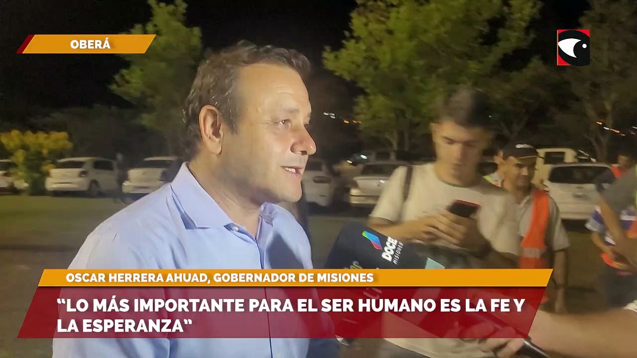Oberá | Oscar Herrera Ahuad entregó aportes para infraestructura a la Iglesia Asamblea de Dios