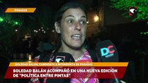 La candidata Soledad Balán celebró la convocatoria en otra noche de Política entre pintas