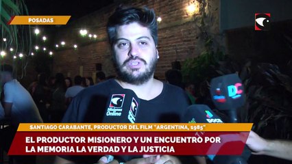 El productor misionero de la película "Argentina 1985"destacó la esencia del film que recorre el mundo