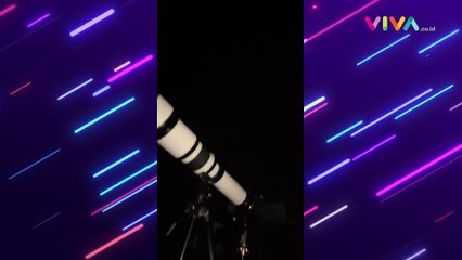 Bulan dan Bintang Berdekatan di Malam Ketiga Ramadan