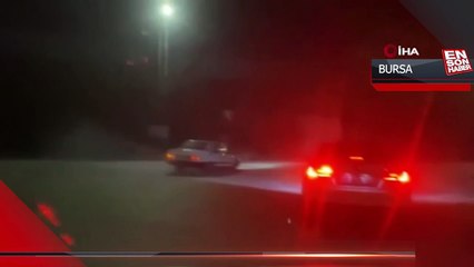Bursa'da drift attı, 20 bin TL ceza yedi
