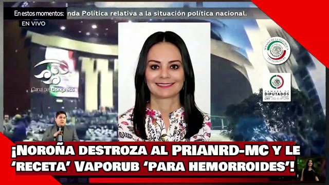 ¡VEAN! ¡Noroña destroza al PRIANRD-MC y le‘receta’ Vaporub ‘para hemorroides’!