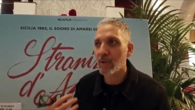 Beppe Fiorello a Palermo per presentare il suo film «Stranizza d'amuri»